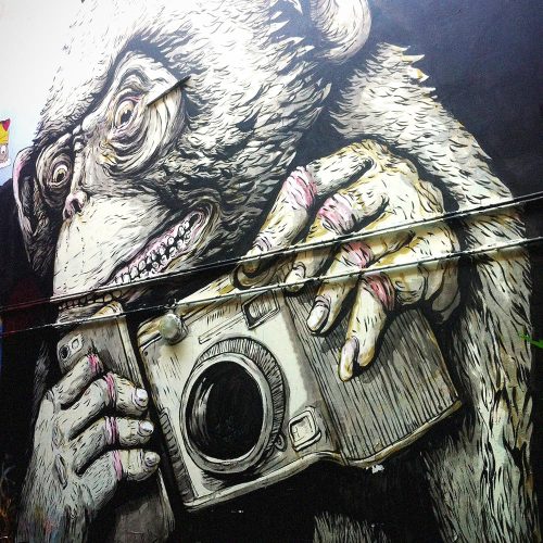 APE street art mural at Haus Schwarzenberg, Berlin Mitte